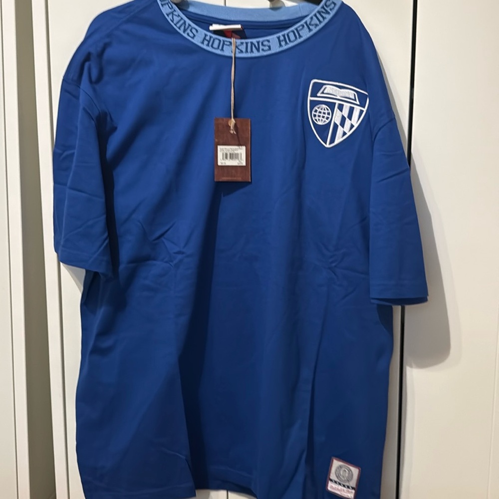 Men’s Royal Johns Hopkins Blue Jays Jacquard Ringer T-Shirt